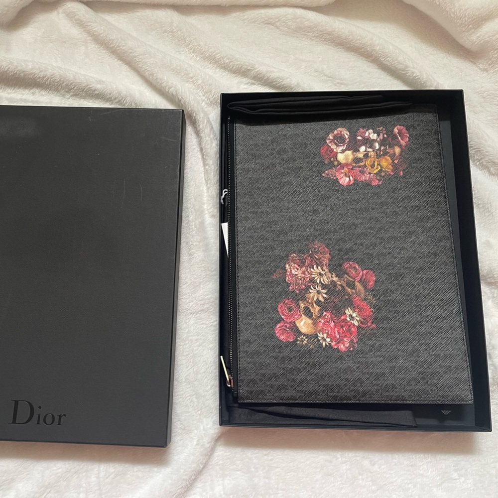 Dior Homme Saffiano Leather Document Holder w/ Tags